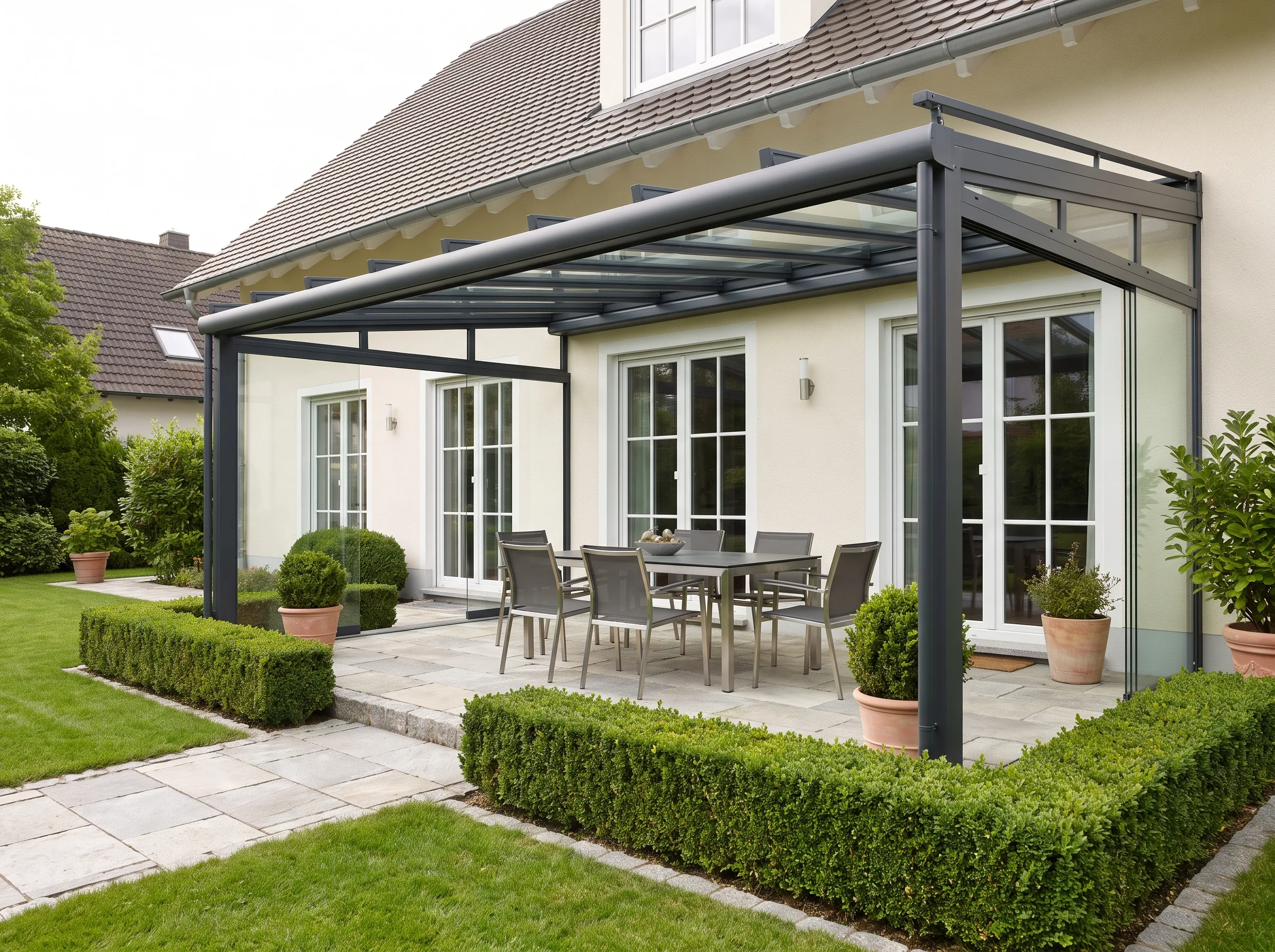 Überdachung Terrasse: Schutz und Wohnraum